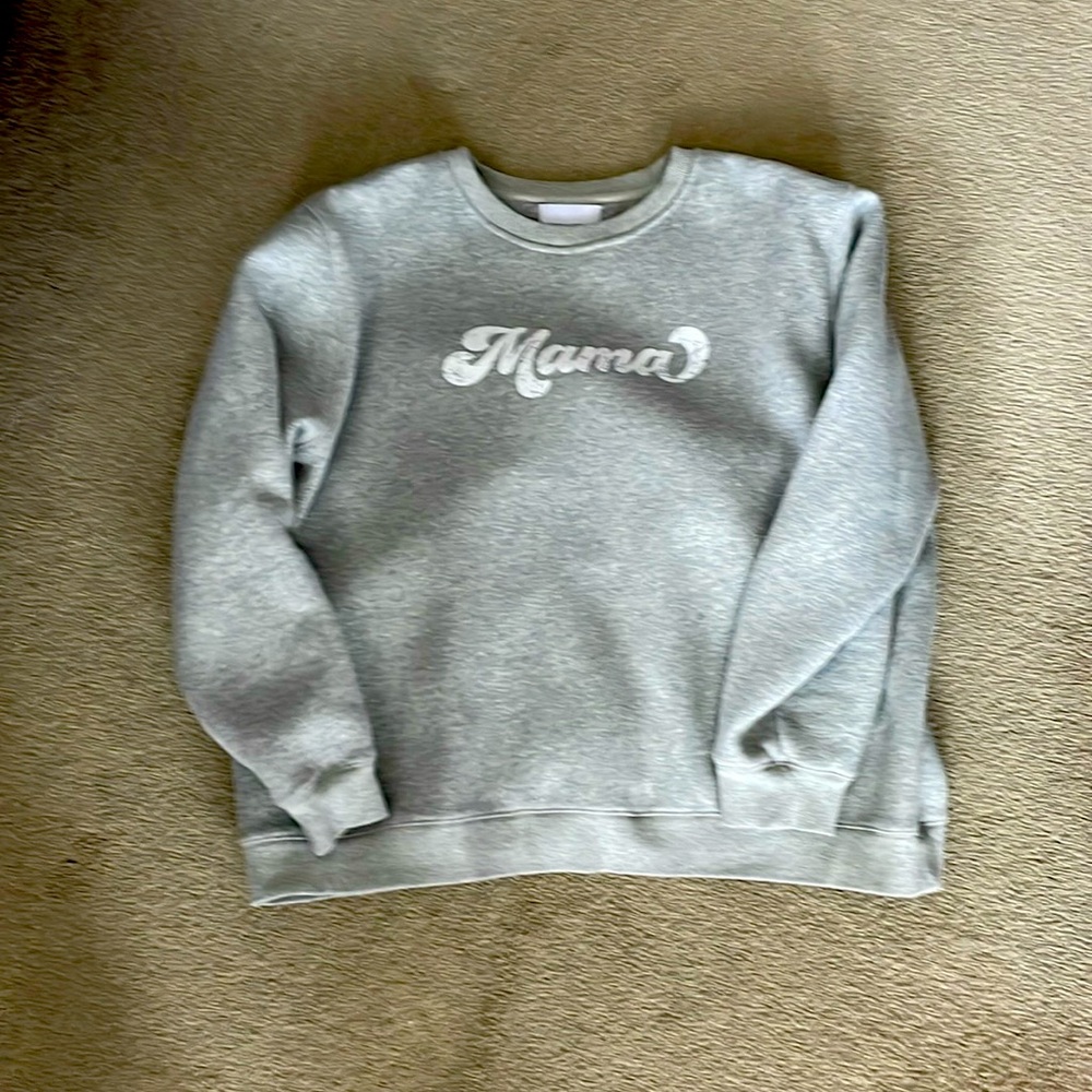 Poppy and Peonies Mama Sweatshirt